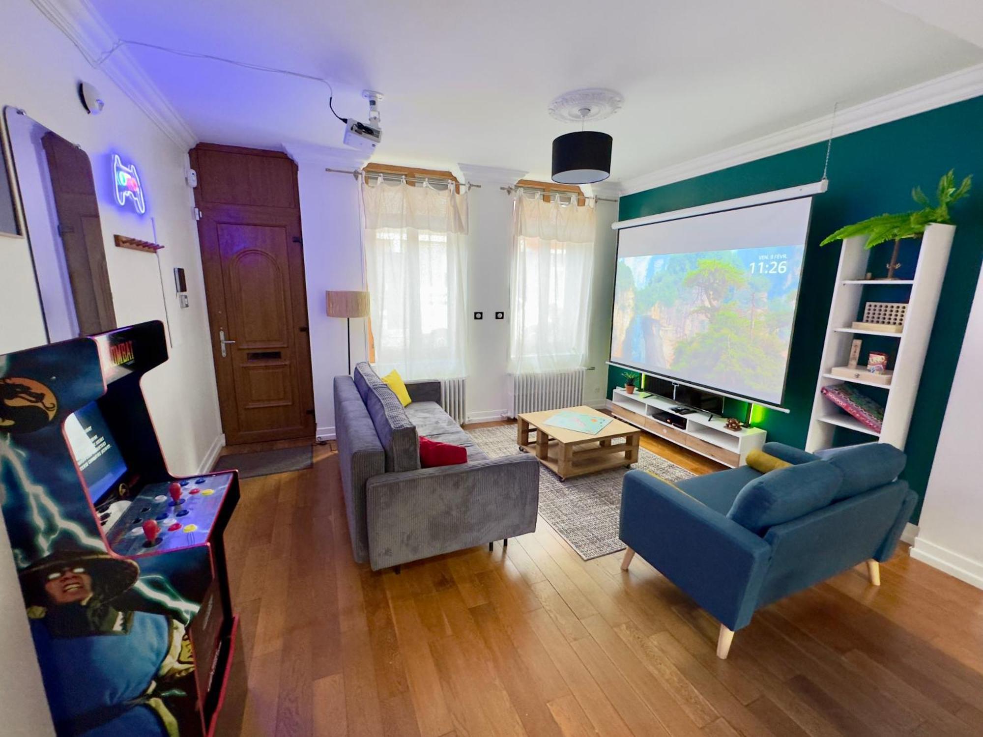 Maison 3Ch - Cinema - Game Room - Parking - Gare Амьен Экстерьер фото